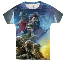 Дитяча 3D футболка Захисники України (історія)