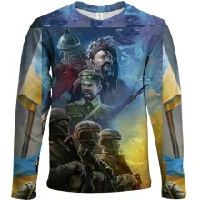 Дитячий 3D лонгслів Захисники України (історія)