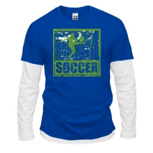 Комбинированный лонгслив soccer
