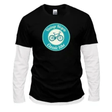 Комбинированный лонгслив vintage bicycle
