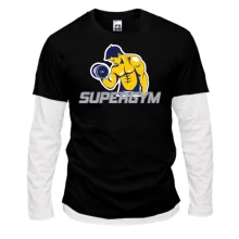 Комбинированный лонгслив super gym