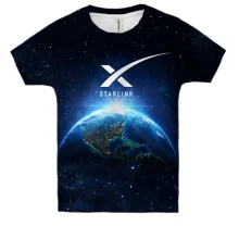 Детская 3D футболка Starlink