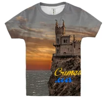 Дитяча 3D футболка Crimea UA