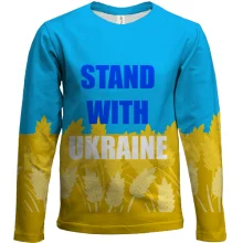 Детский 3D лонгслив Stand With Ukraine (2)