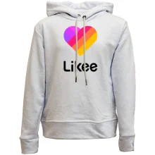 Детское худи без начеса с логотипом Likee