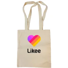 Сумка шопер з логотипом Likee