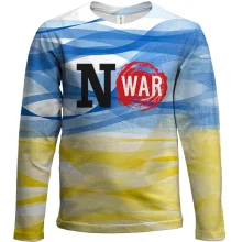 Дитячий 3D лонгслів No War In Ukraine