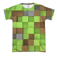 3D футболка Minecraft Cubes