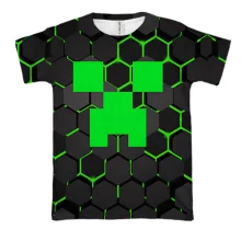 3D футболка Minecraft Creeper