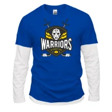 Комбинированный лонгслив warriors ice hockey