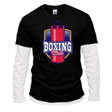 Комбинированный лонгслив boxing club