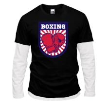 Комбинированный лонгслив boxing