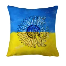3D подушка Ukraine (с подсолнухом)