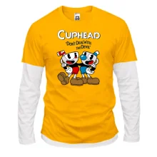 Мужской лонгслив Комби Cuphead