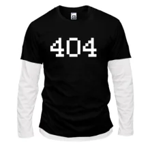 Комбинированный лонгслив Ошибка 404