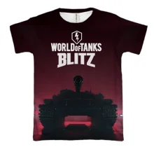 3D футболка World of Tanks Blitz с танком