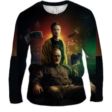 Мужской 3D лонгслив Breaking Bad с Уолтером и Джесси
