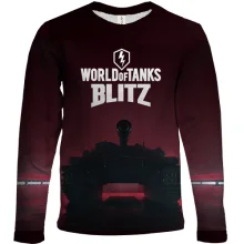 Детский 3D лонгслив World of Tanks Blitz с танком