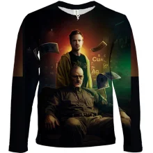 Детский 3D лонгслив Breaking Bad с Уолтером и Джесси