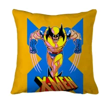 3D подушка X-MEN на жёлтом фоне