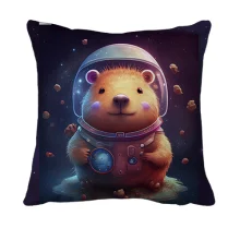 3D подушка "Космическая копибара"