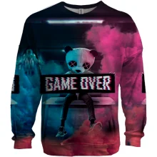 3D свитшот Game over Panda