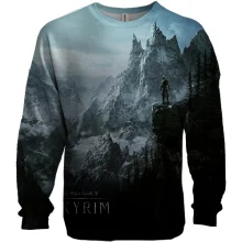 3D світшот з пейзажем Skyrim