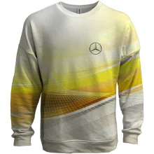 3D свитшот Mercedes-Benz (абстракция)