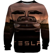 3D світшот Black Tesla
