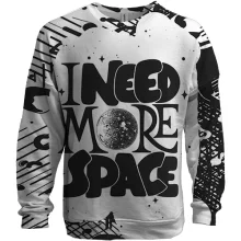 3D світшот I need more space