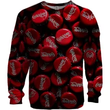 3D свитшот крышки Coca Cola