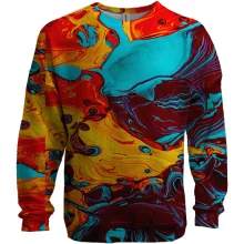 3D світшот Multicolor abstraction 12