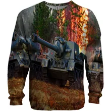 3D світшот World of Tanks (з танками в полі)