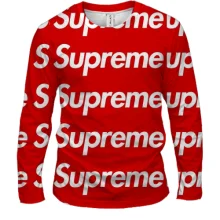 Чоловічий 3D лонгслів Supreme