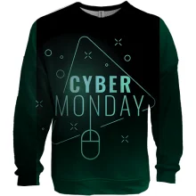 3D свитшот Cyber Monday