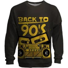 3D свитшот Back to 90