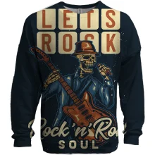 3D світшот Lets rock soul