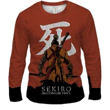 Мужской 3D лонгслив "Sekiro"
