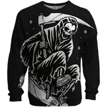 3D світшот Death with skate