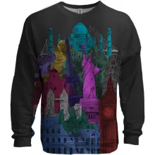 3D свитшот World Attractions