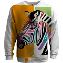 3D свитшот Zebra Art