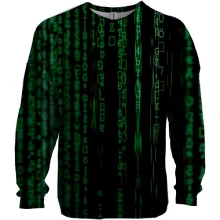 3D свитшот Matrix pattern