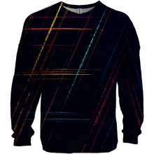 3D свитшот Colored rays