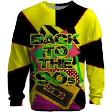 3D світшот Back to the 90