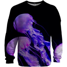 3D свитшот с медузами
