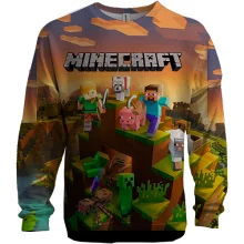 3D свитшот "minecraft"