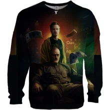3D свитшот Breaking Bad с Уолтером и Джесси