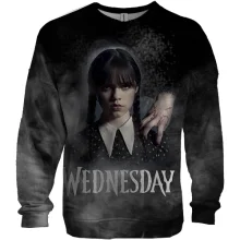 3D свитшот Wednesday и Thing