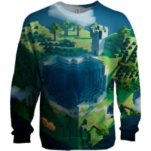 3D свитшот Minecraft - Мир