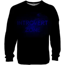 3D свитшот Introvert Zone